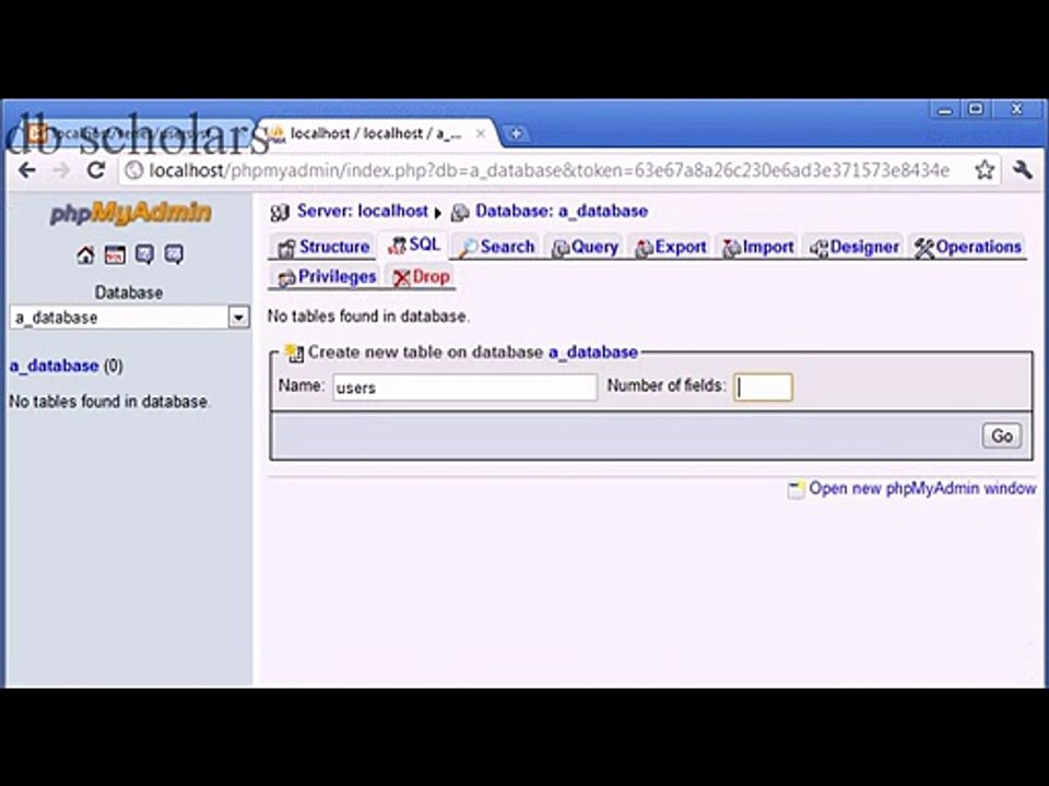 PHP Lecture (135) Creating Tables