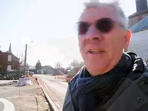 Sémeries visite du chantier de la salle des fêtes