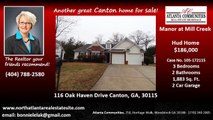 Manor at Mill Creek Hud Home for Sale Canton GA