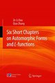 Download Six Short Chapters on Automorphic Forms and L-functions ebook {PDF} {EPUB}