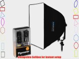 Fotodiox 10SBX-Fls-Kit-30x30 30 x 30 Inches Softbox kit for Flash/Speedlight with Wireless