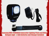 Samsung HMX-F90BNXAA Camcorder Lighting Photo and Video Halogen Light - 2 AAA Batteries and