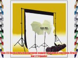 CowboyStudio Photo and Video Studio Continuous Light kit 10 X 20ft Black