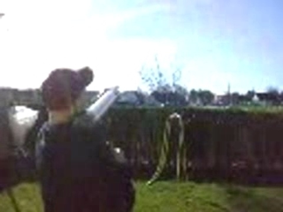 Tir au patator avec petit canon