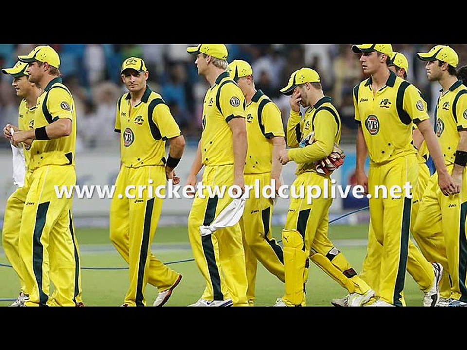 watch Aus vs Pak 20 March 2015 live stream