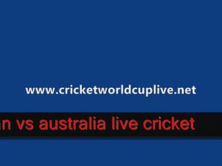 watch Aus vs Pak live cricket online