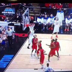 Dayton Basketball Player Is shorts pulled On A Rebound