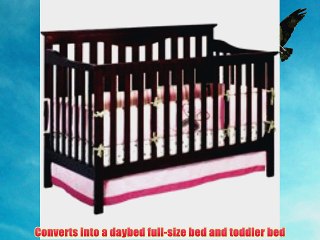 Delta Children's Products Harlow 4-in-1 Fixed Side Convertible Crib Espresso