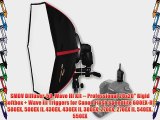 SMDV Diffuser-50 Wave III Kit -- Professional 20x20 Rigid Softbox   Wave III Triggers for Canon