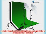 LimoStudio Photography Studio Photo Video Lighting Kit 400W Photo Umbrella Light Kit - 3 Colors