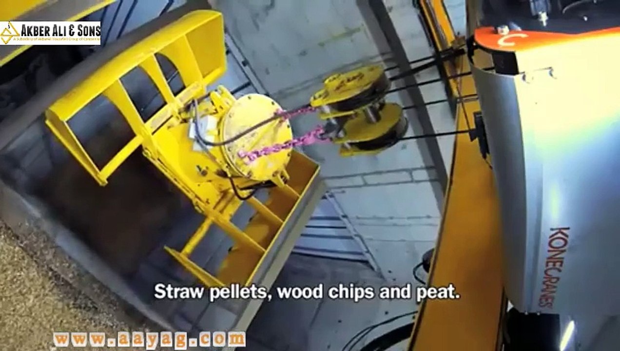 Konecranes crane system feeds biomass power plant in Lithuania-English