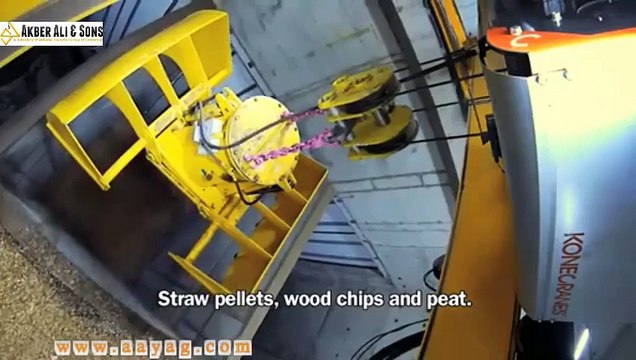 Konecranes crane system feeds biomass power plant in Lithuania-English