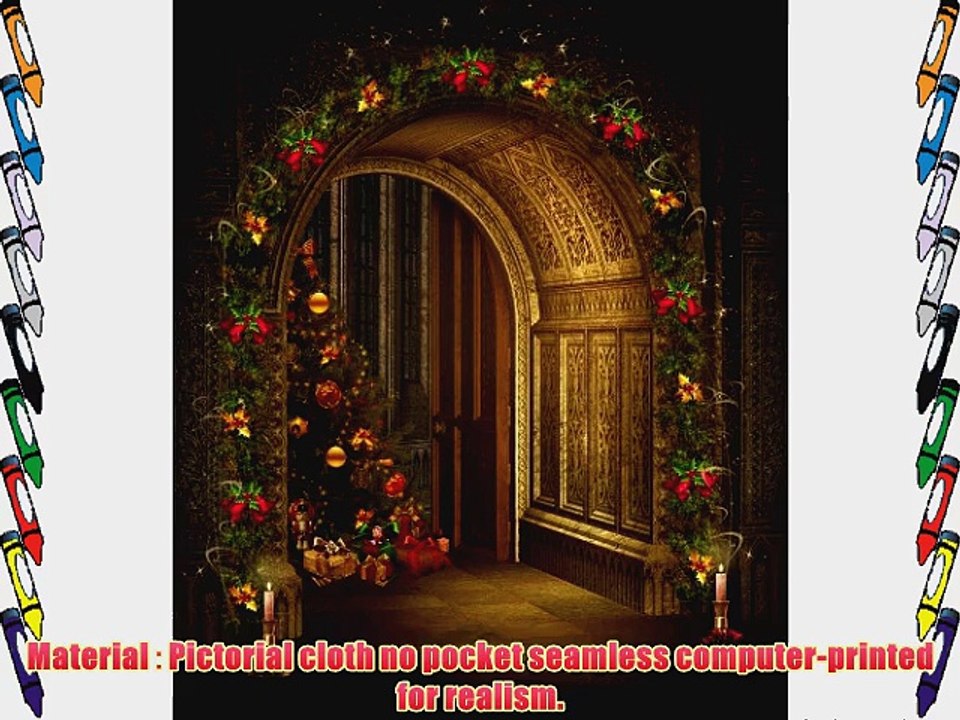 5x7ft CHRISTMAS Pictorial cloth Customized photography Backdrop Background studio prop GSD39