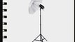 CowboyStudio Single 160 Watt Photo Studio Monolight Flash/Strobe Umbrella Lighting Kit - 1