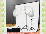 Fancier UL105 6x9 BWGStudio Lighting Kit 1000 Watt Lighting Kit With Backdrop Support System