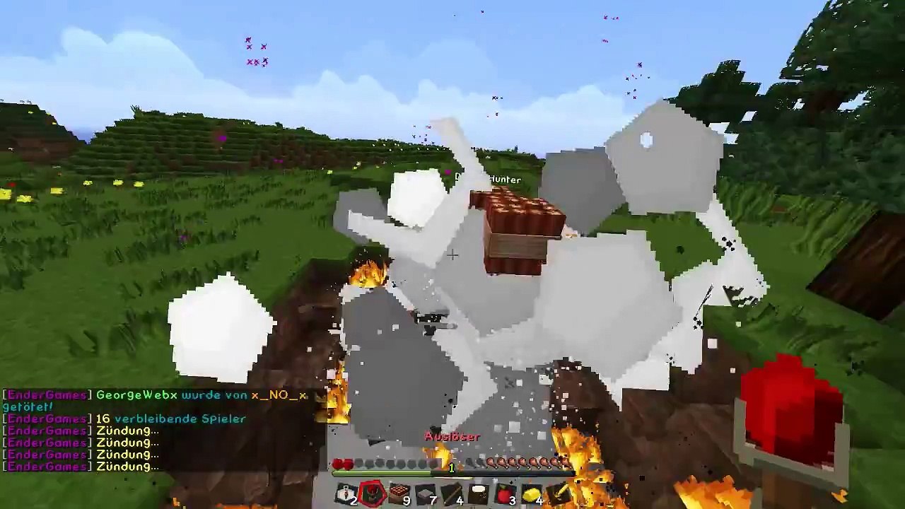 SLOW MOTION SPRENGUNG! ☆ Let s Play Minecraft  Ender Games