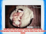 LARgE Short Faux Fur Newborn Photo Props Lullaby Lamb Photography Props Baby Blanket - Faux