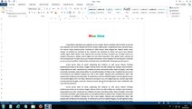 Tuto - Word 2013 - Insérer une note de bas de page et de fin de document