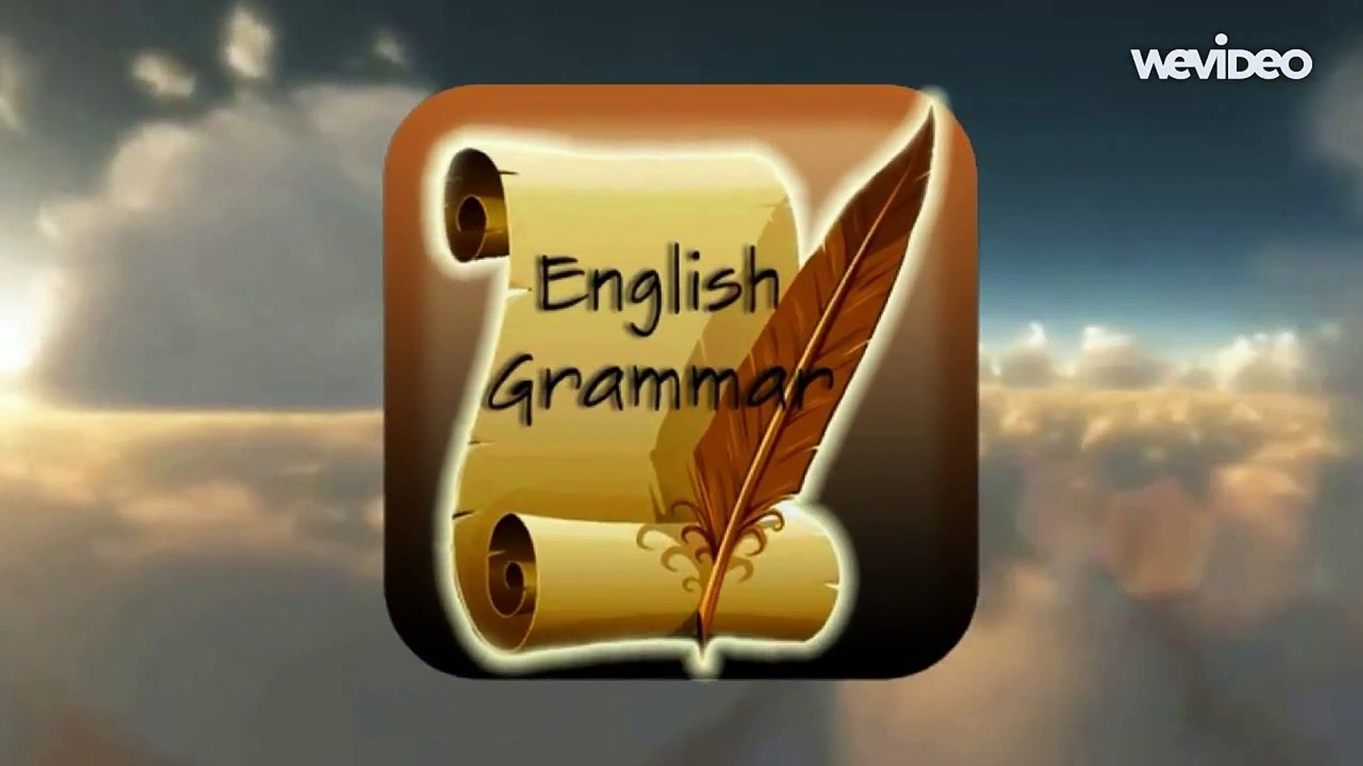 English grammar exercise