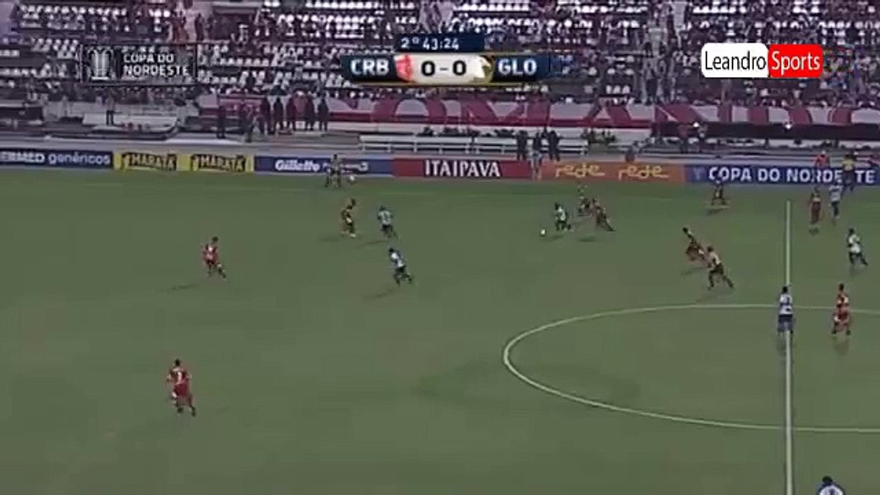 Gol de Geovane, CRB 0 x 1 Globo FC - Copa do Nordeste 18_03_2015‬ -HD
