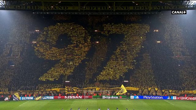 Quel Magnifique Tifo des supporteurs du Borussia lors de Dortmund-Juventus !!!