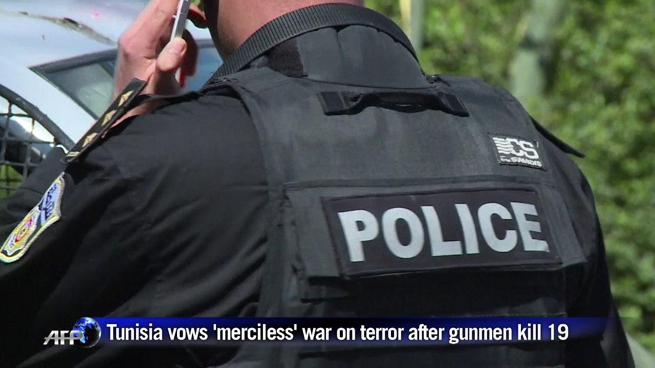 Tunisia vows 'merciless war against terrorism'