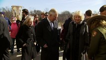 Le prince Charles et son épouse Camilla au Lincoln Memorial de Washington