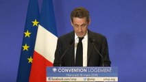Convention logement - Nicolas Sarkozy