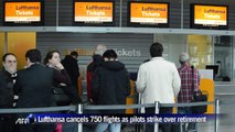 Lufthansa cancels 750 flights due to pilots' strike
