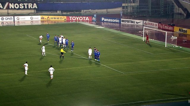 Idealnie wykonany rzut wolny