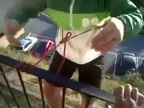 FAIL : Faire du rappel depuis son balcon sans savoir faire de nœuds