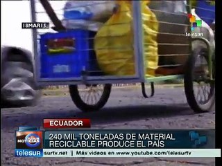 Ecuador celebra Día mundial del reciclaje