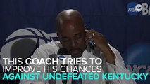 NCAA Coach Calls Jesus For Help Against Kentucky
