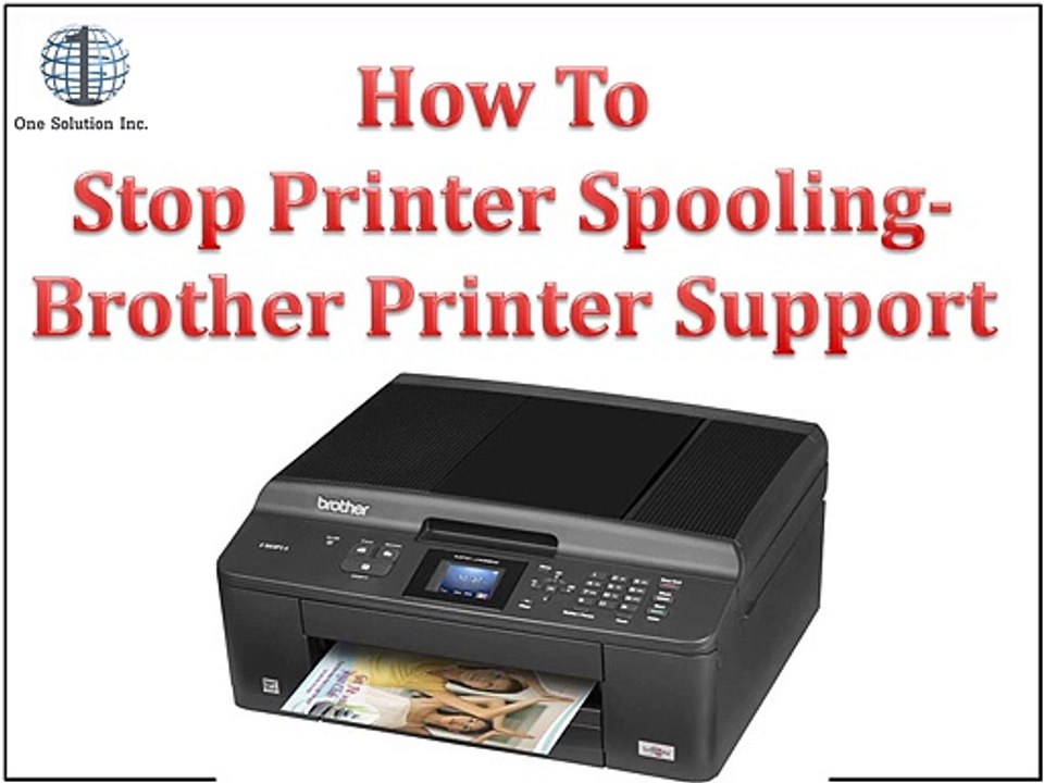 How To Stop Printer Spooling Brother Printer Support video Dailymotion
