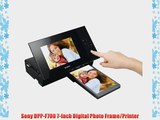 Sony DPP-F700 7-Inch Digital Photo Frame/Printer