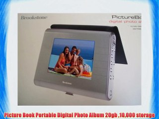 Picture Book Portable Digital Photo Album 20gb 10000 storage
