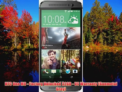 HTC One M8 Factory Unlocked 32GB US Warranty Gunmetal Grey