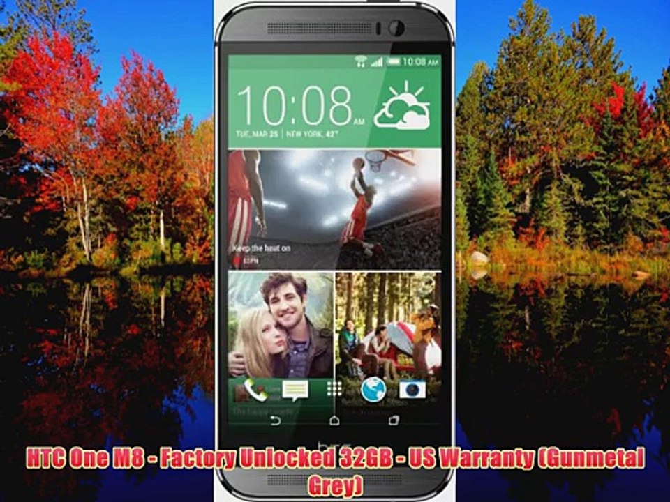 HTC One M8 Factory Unlocked 32GB US Warranty Gunmetal Grey