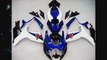 White Blue Black Fairing Injection for 20062007 Suzuki GSXR GSXR 600 750