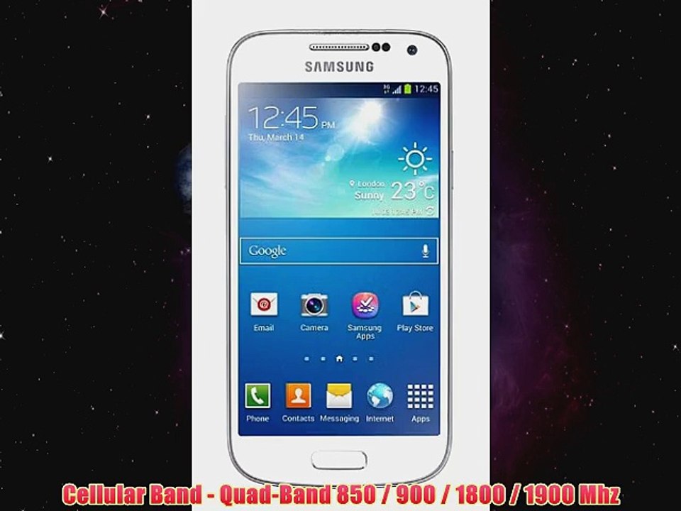 Samsung Galaxy S4 Mini GTI9192 GSM Factory Unlocked Dual Sim White 8GB
