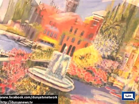 Dunya News - Students of PGC exhibit artifacts