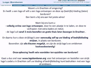 Drachten logo borduren op kleding