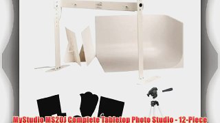 MyStudio MS20J Complete Tabletop Photo Studio - 12-Piece Jewelry Photography Toolkit Bonus