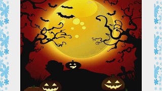 Happy Halloween 10' x 10' CP Backdrop Computer Printed Scenic Background