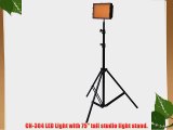 Neewer Photography 304 LED Studio Lighting Kit including (1)CN-304 Dimmable Ultra High Power