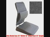 ZB McCartys Sacro Ease Tapered Lifting Seat Car Seat Support Cushion GREY