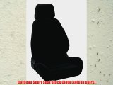 Corbeau Sport Seat Black Cloth sold in pairs