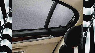 BMW Sun Visors Rear Side Window Set of 2 5 Series Sedans 20112012 except 2012 528i xDrive Sedan