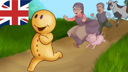 The Gingerbread Man - Bedtime Story for Children with British English Audio