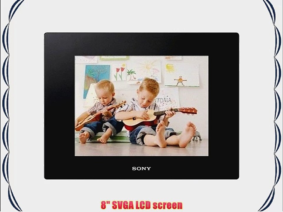 Sony DPF-D820 8-Inch SVGA LCD (4:3) Digital Photo Frame (Black)